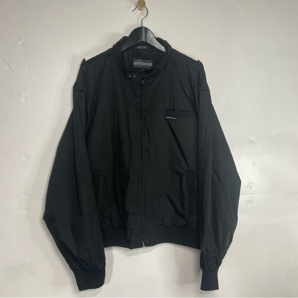 Members Only Black Bomber Jacket